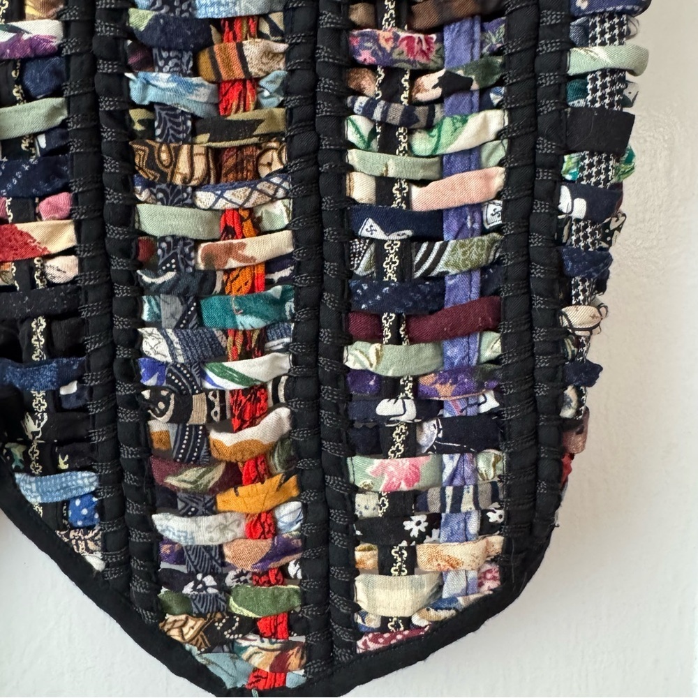 Soulmates Vintage Boho Patchwork Vest Size M - Picture 7 of 16